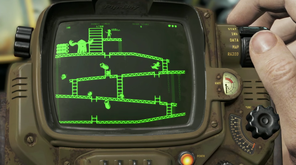 Bethesda E3 2015 Fallout 4 Pip Boy Red Menace game