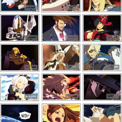 Guilty Gear Xrd REV2 Famitsu DX Pack - Bromide Character Win Pose Cards