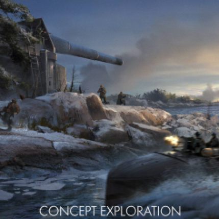 Battlefield 1 In The Name Of The Tsar DLC - Coastal Gun Battery Concept
